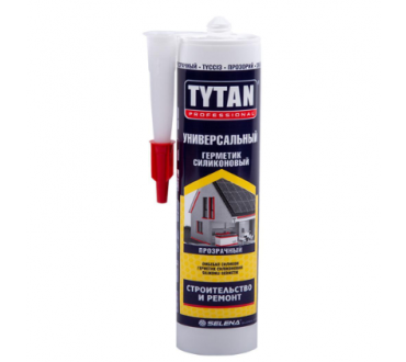 Герметик силиконовый универсальный Tytan Professional 280 мл прозрачный